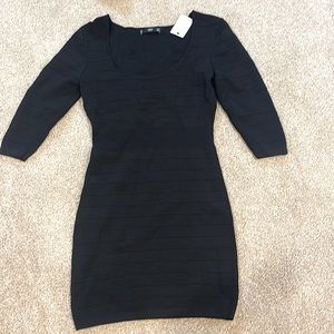 MNG Body Con Black Dress